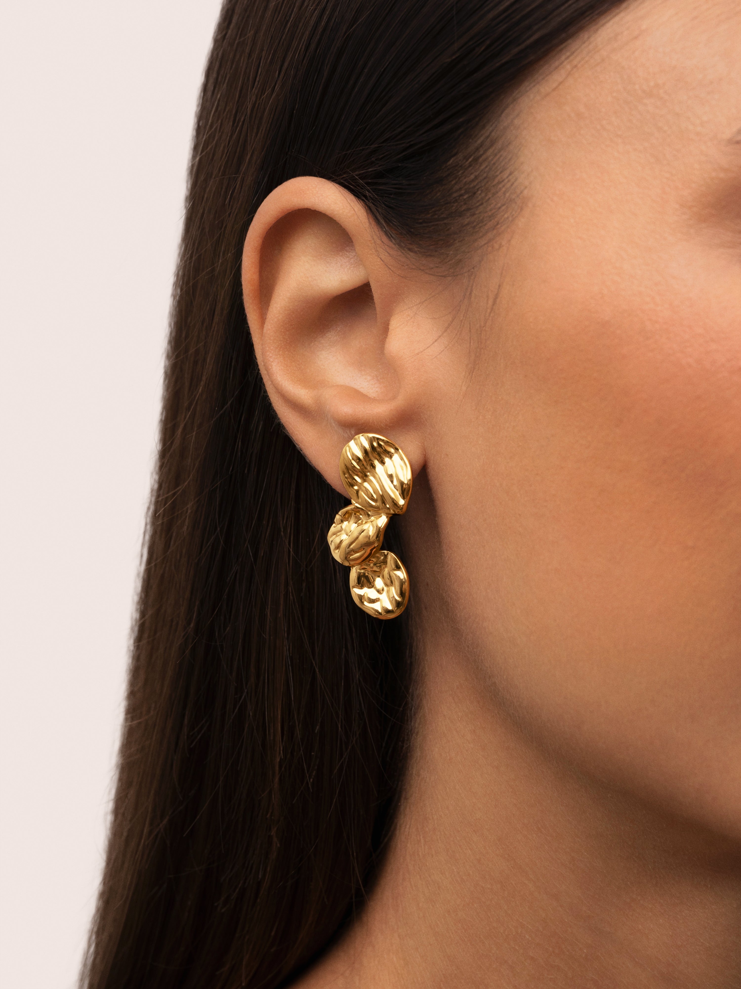 Pendientes Áurea Acero Baño Oro