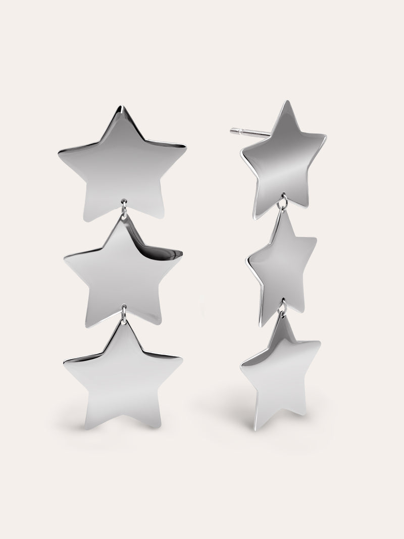 Big Stars Ohrringe Edelstahl 