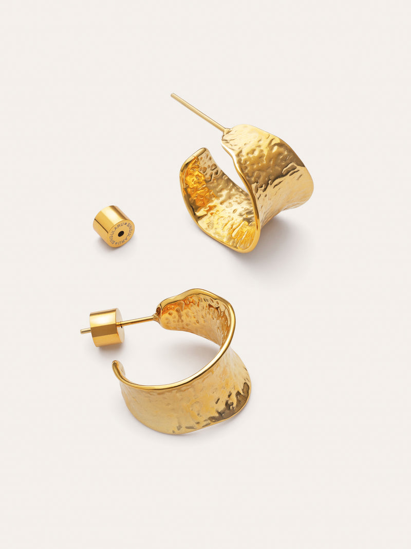 Pendientes Boho Acero Baño Oro