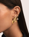 Camila Stainless Steel Gold Earrings