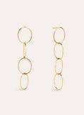 Pendientes Circles & Circles Acero Baño Oro