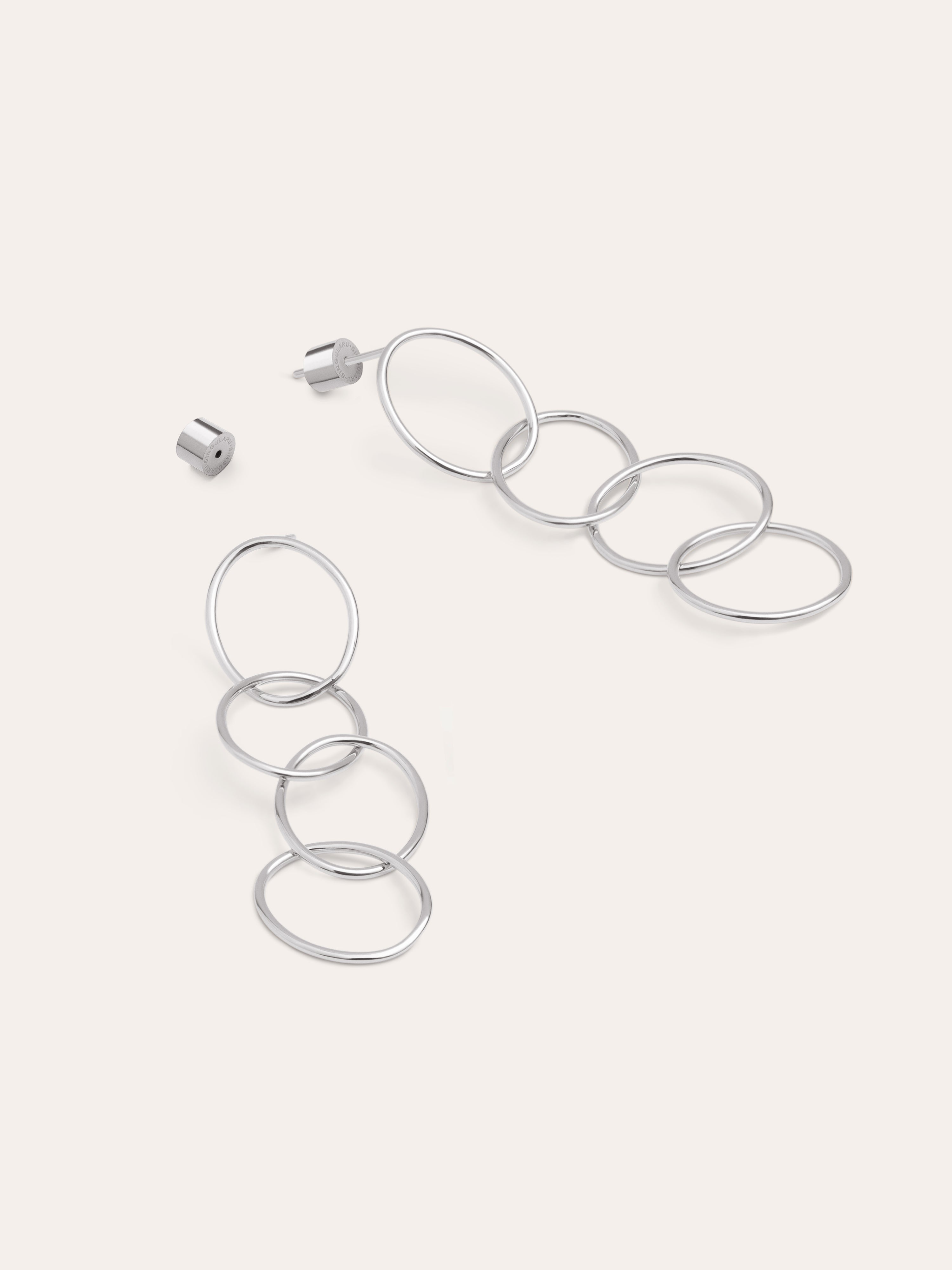 Pendientes Circles & Circles Acero