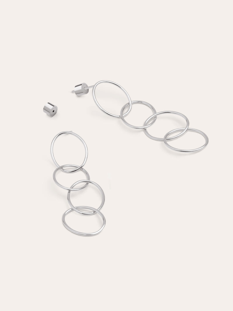 Pendientes Circles & Circles Acero