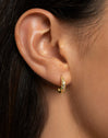 Colors Space Gold Hoop Earrings