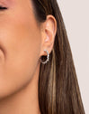 Hoop Earrings Estellar White