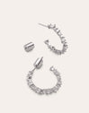 Hoop Earrings Estellar White
