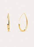 Pendientes Gota Arch Acero Baño Oro