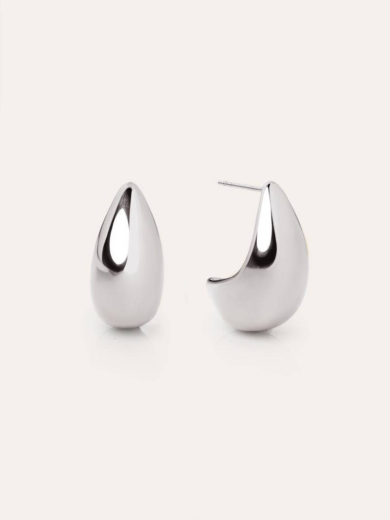 Aretes Gota Acero