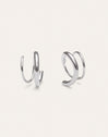 Pendientes Gota Spiral Acero