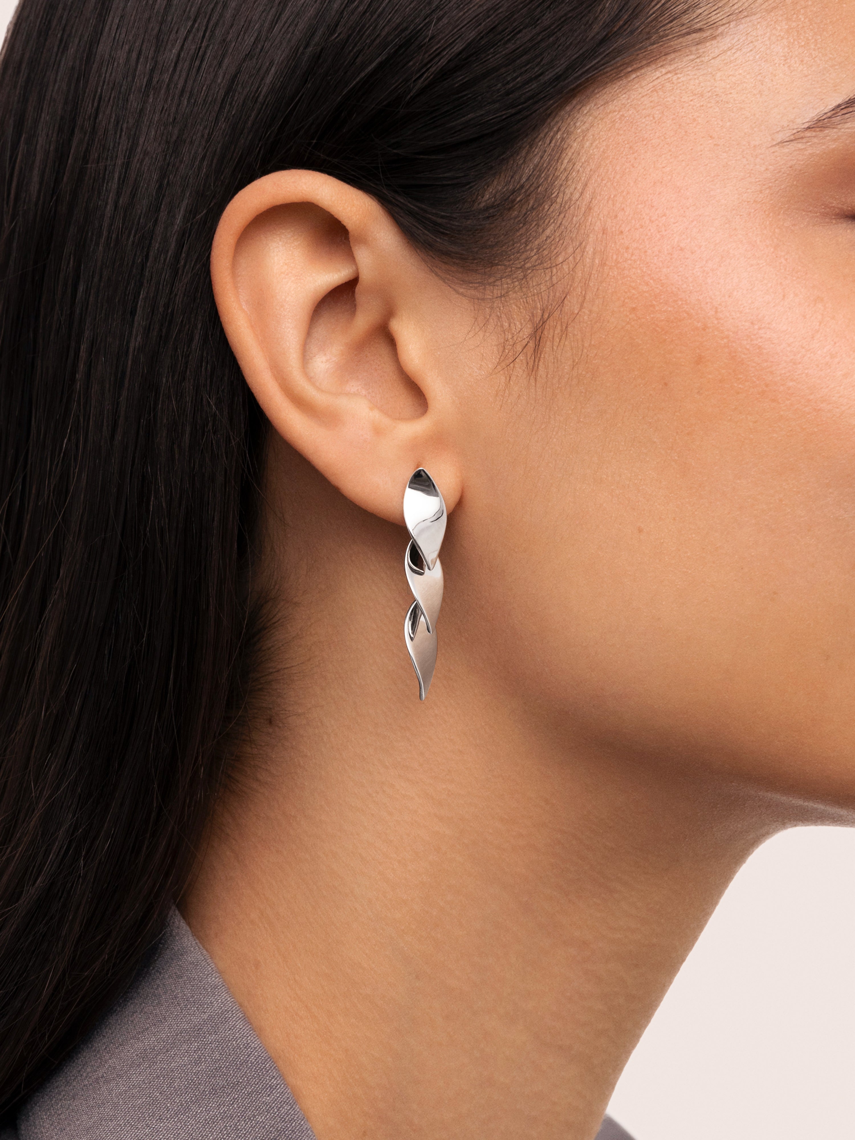 Long Leaves Earrings 