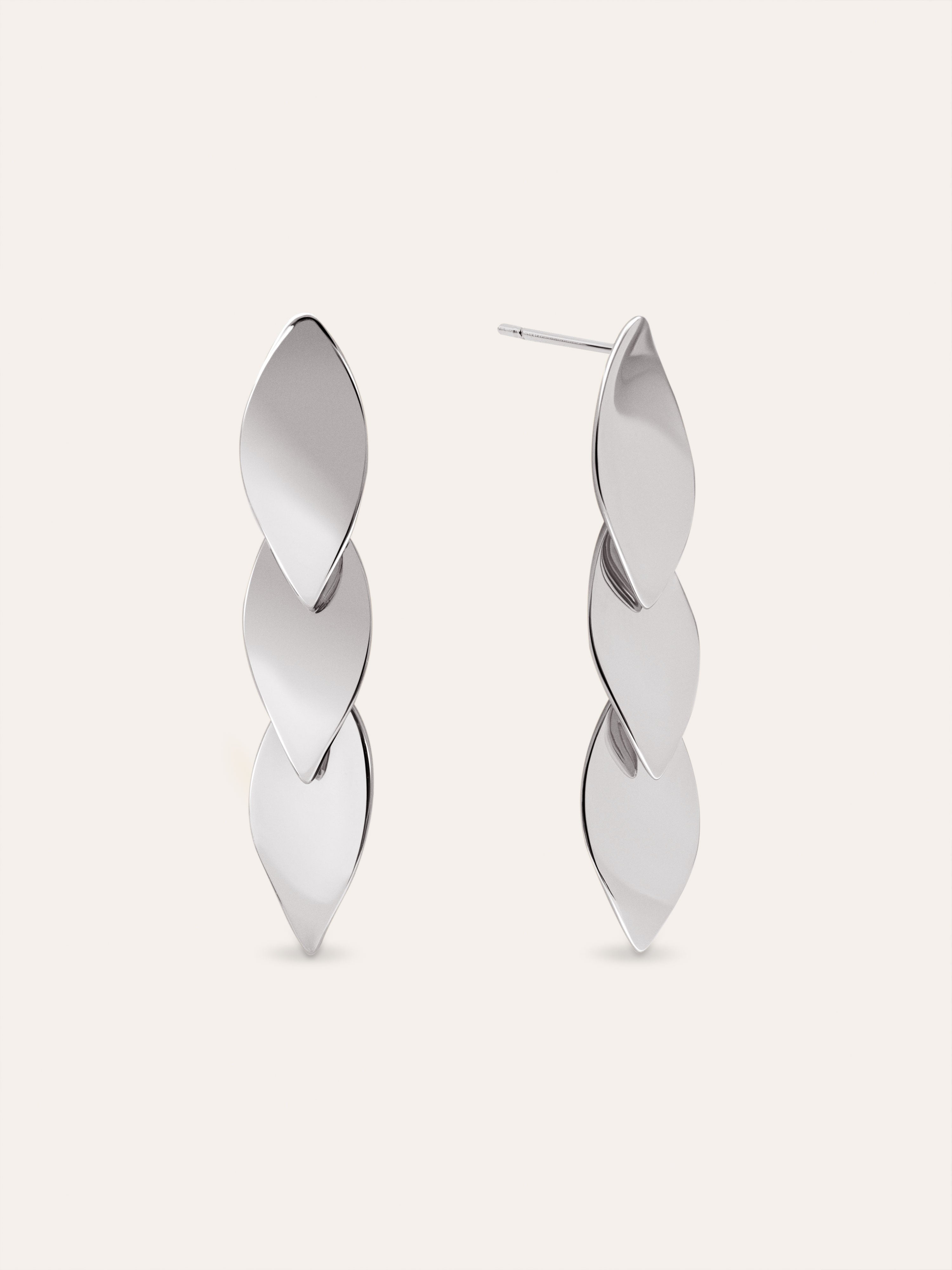 Long Leaves Earrings 