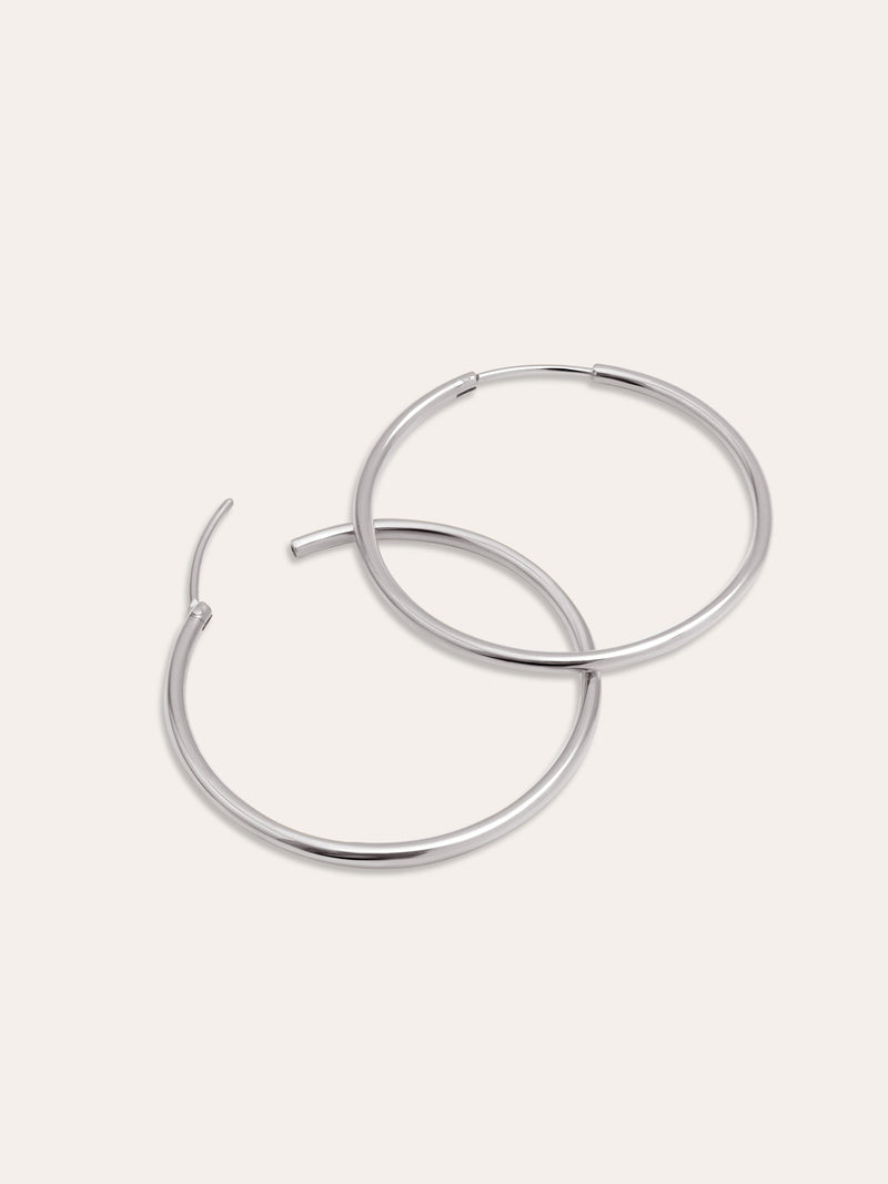 Ohrringe Creole Maria L Edelstahl