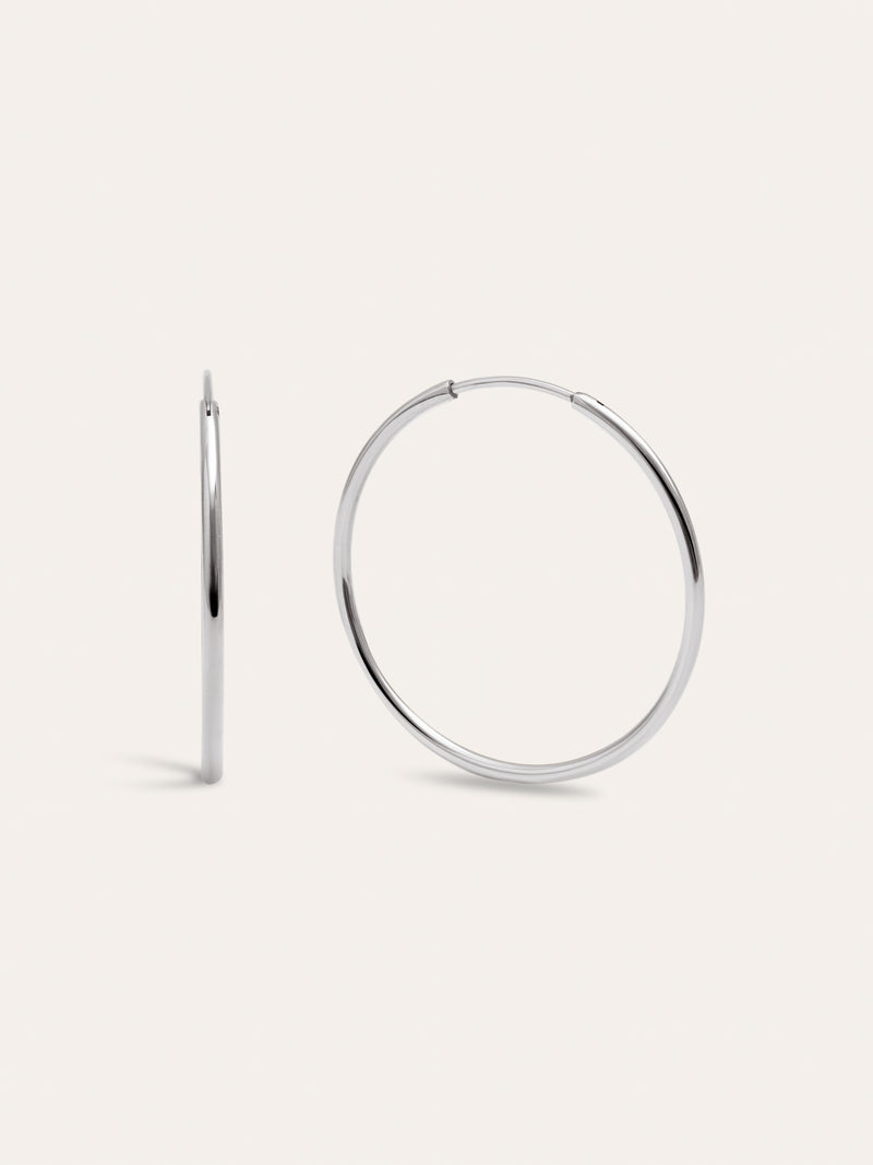 Ohrringe Creole Maria L Edelstahl