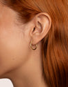 Maria S Gold Hoop Earrings