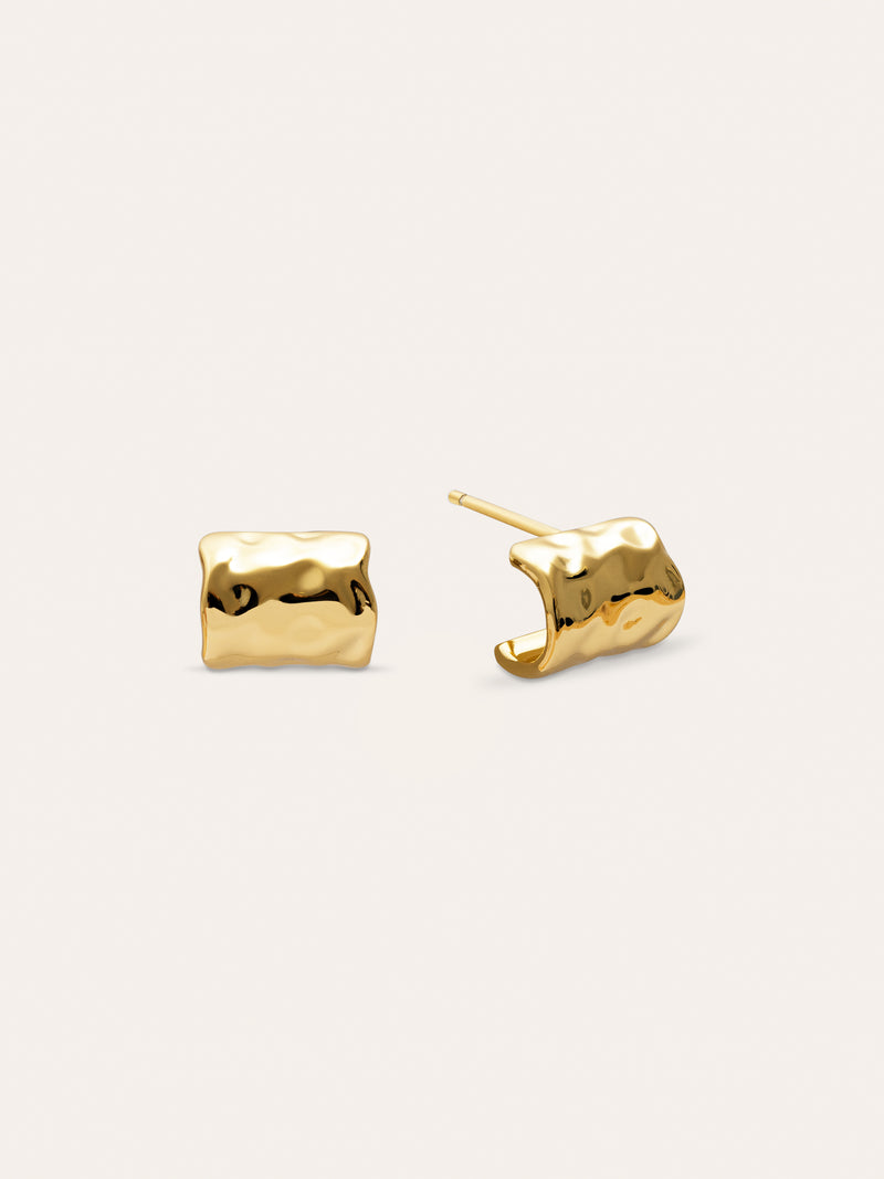 Boucles d'oreilles Marea plaqué or