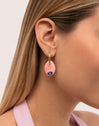 Pendientes Mayari Acero Baño Oro
