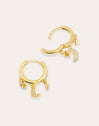 Midnight Sky Gold Earrings