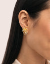 Fireworks Gold Earrings