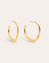 Odette Stainless Steel Gold Earrings