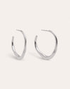 Odette Stainless Steel Hoop Earrings