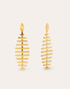 Pacific Stainless Steel Gold Earrings 