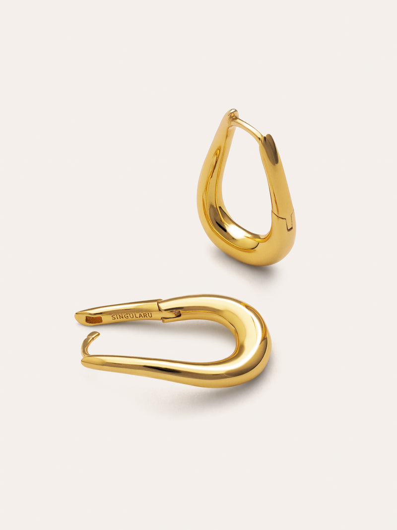 Paloma Gold-Plated Hoop Earrings
