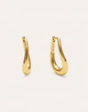 Paloma Gold-Plated Hoop Earrings
