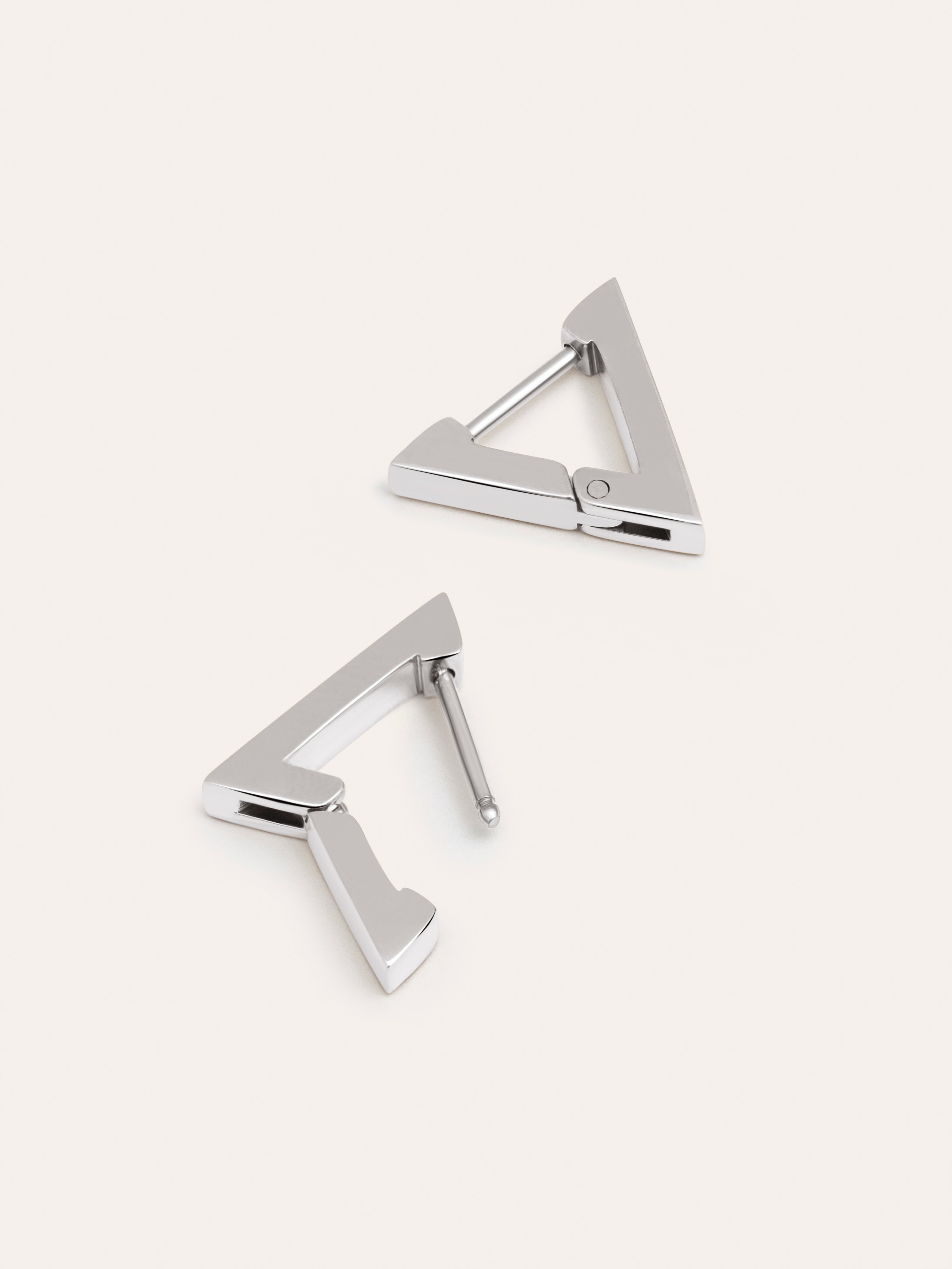 Pyramid Stainless Steel Earrings 