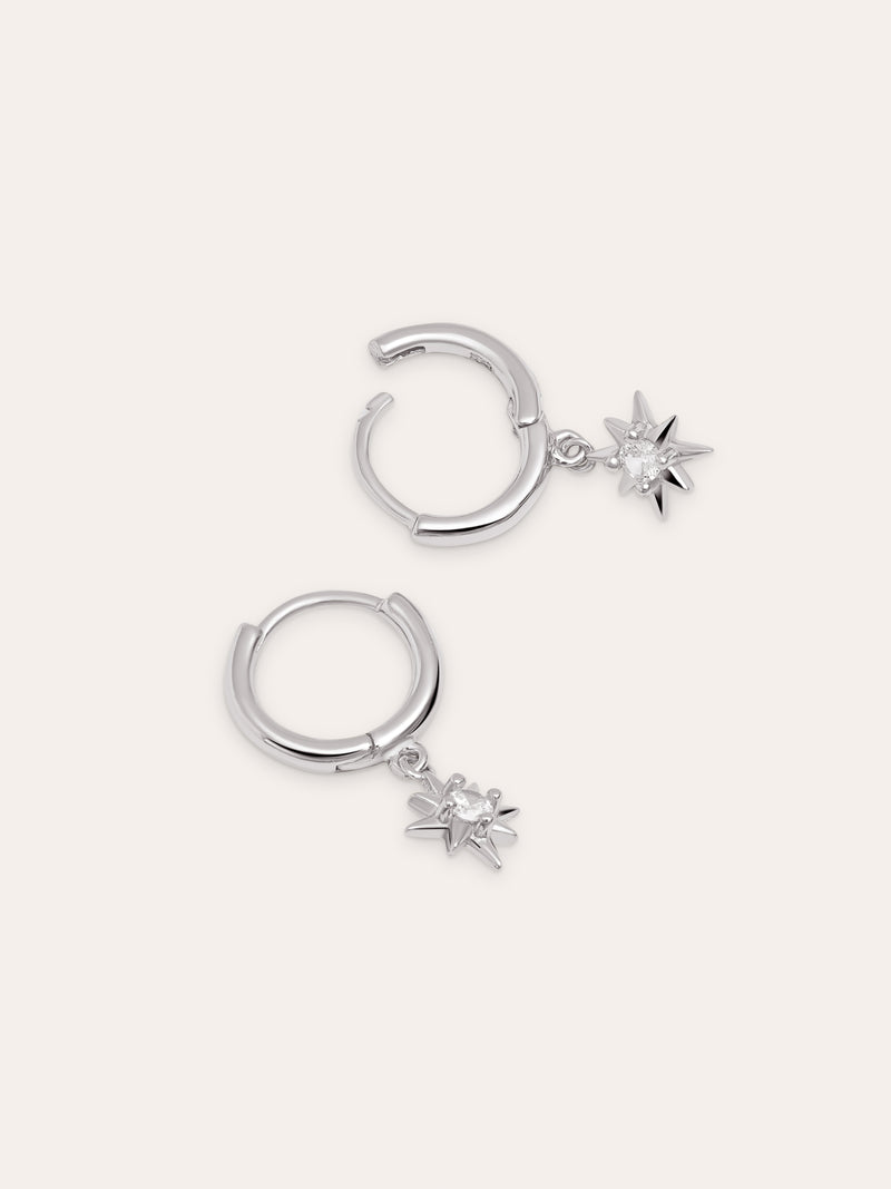Polar Star Ohrringe Silber