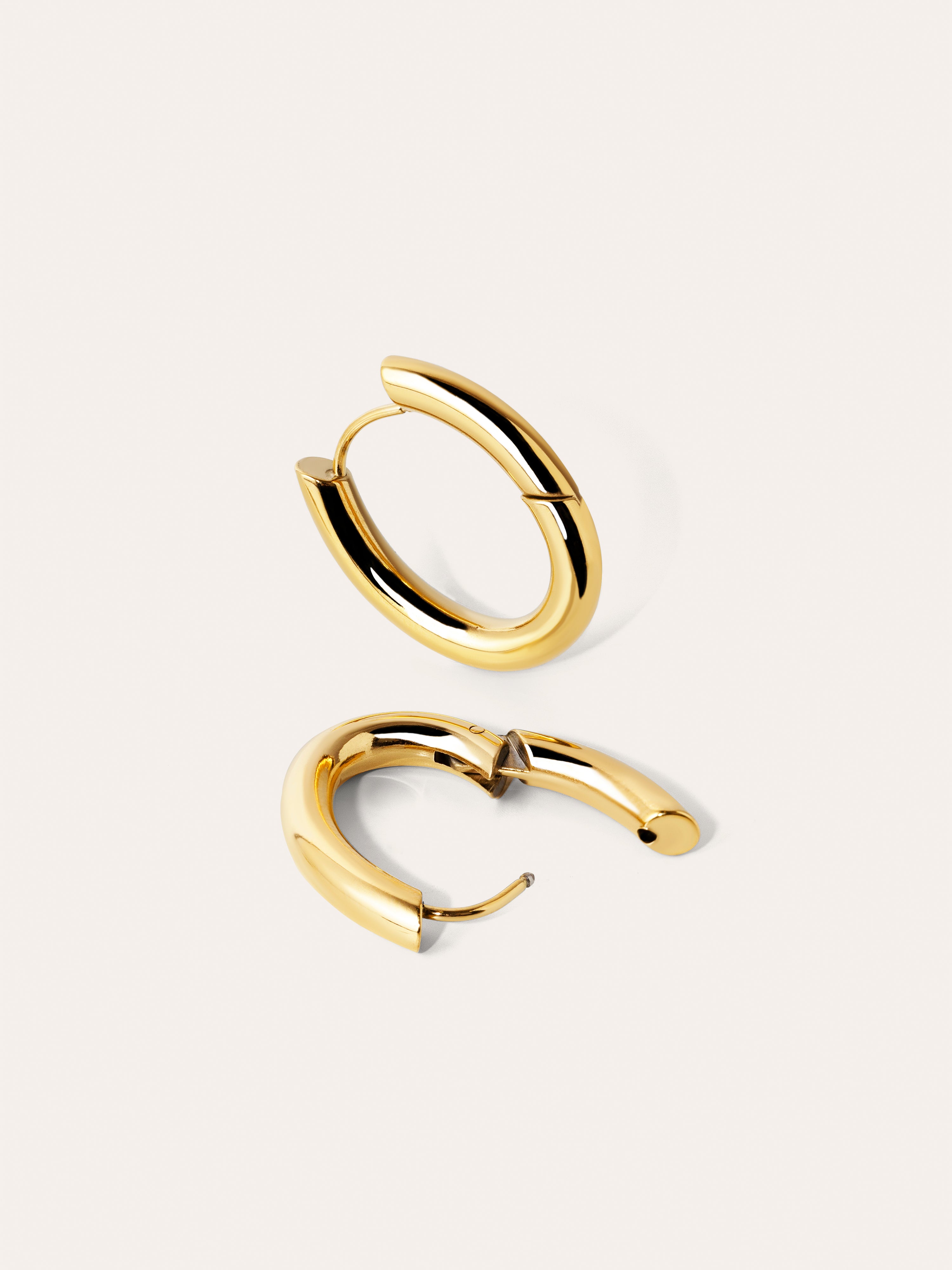 Samba Stainless Steel Gold Earrings 