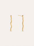 Schlangen-Ohrringe vergoldet