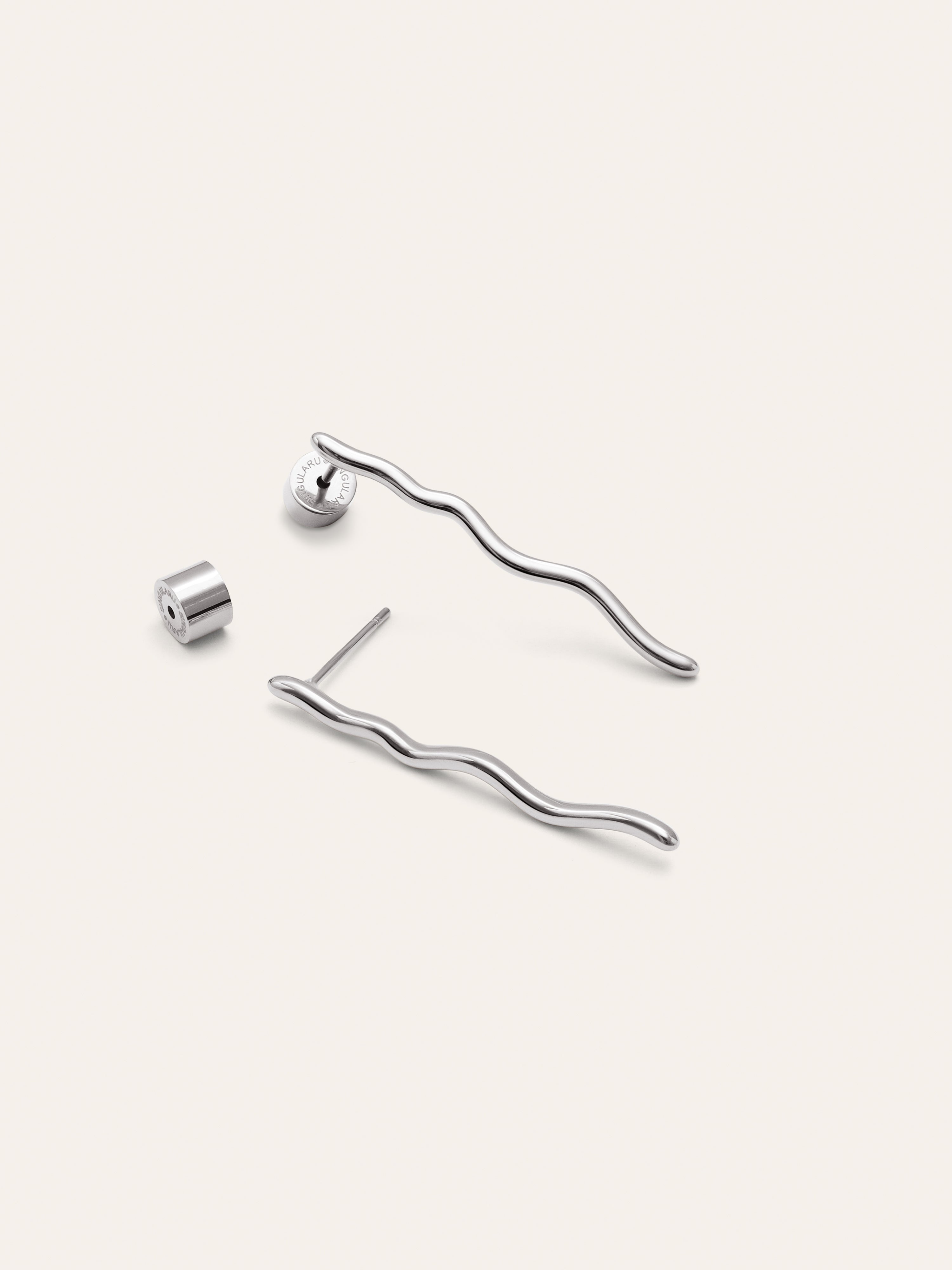 Schlangen-Ohrringe Edelstahl