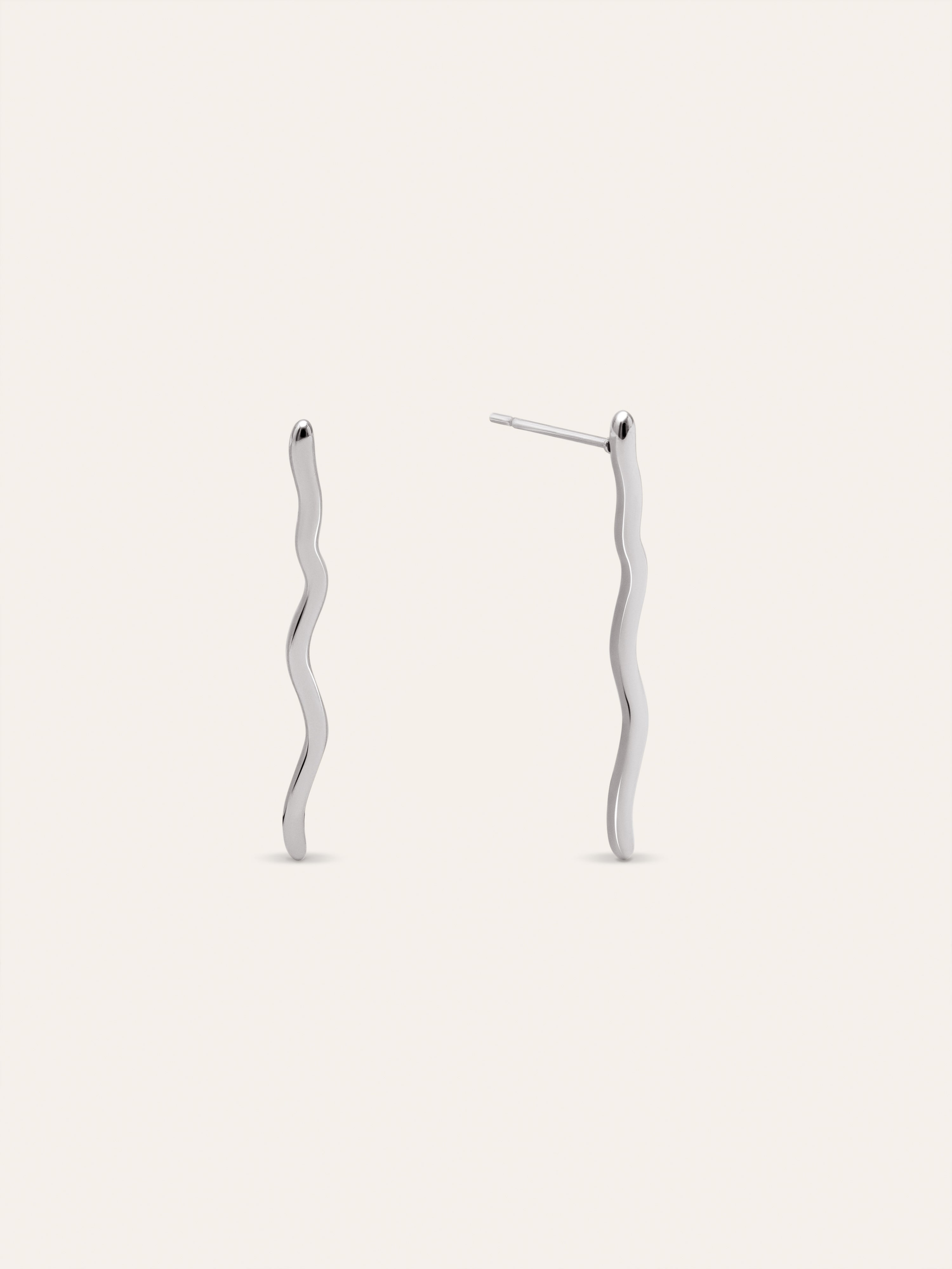 Schlangen-Ohrringe Edelstahl