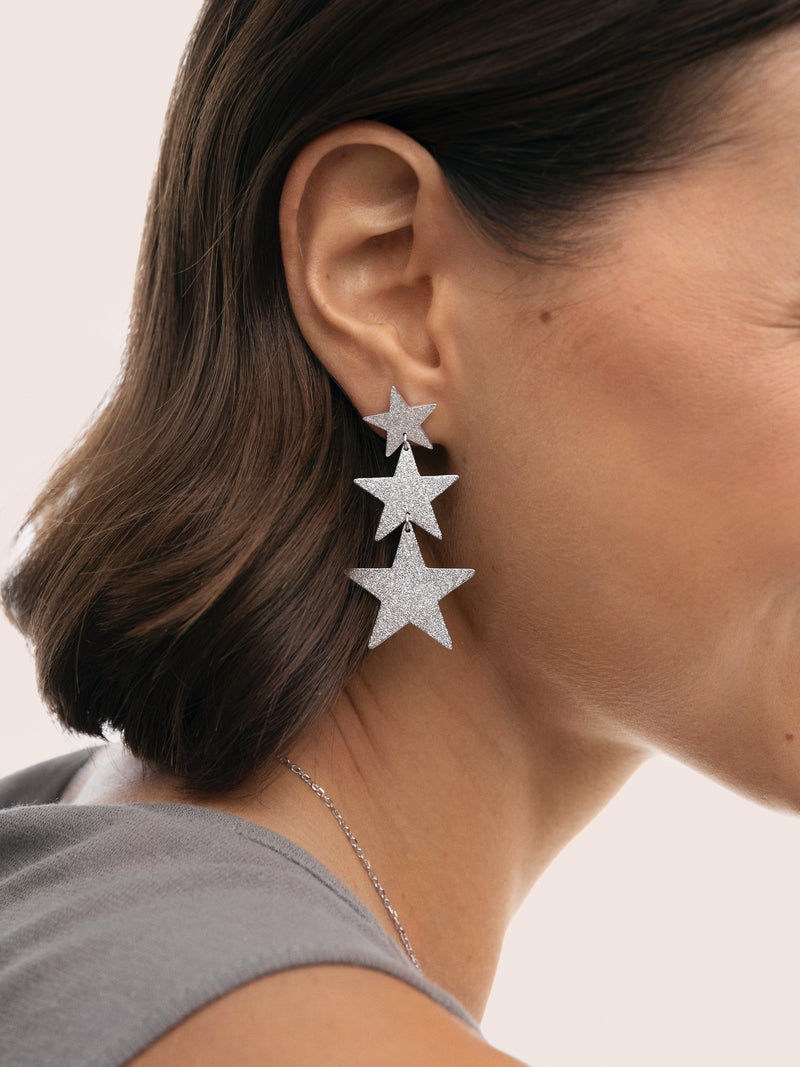 Boucles D'oreilles Shinning Stars Acier