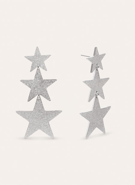Shinning Stars Stainless Steel Earrings