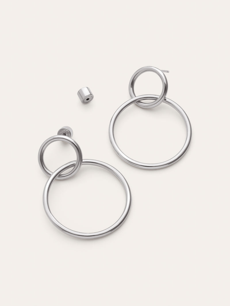 Boucles d'oreilles Sister Acier