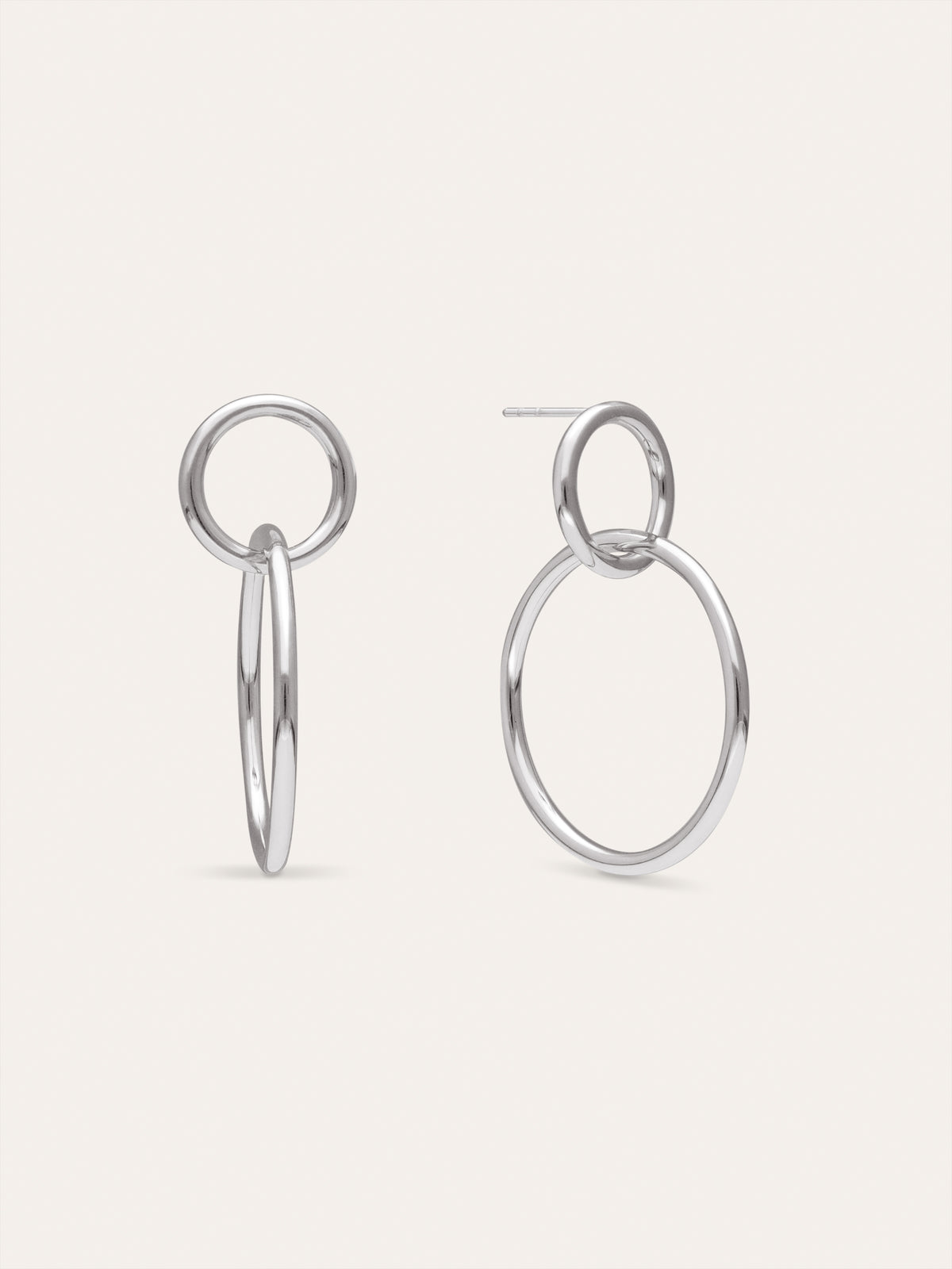 Boucles d'oreilles Sister Acier