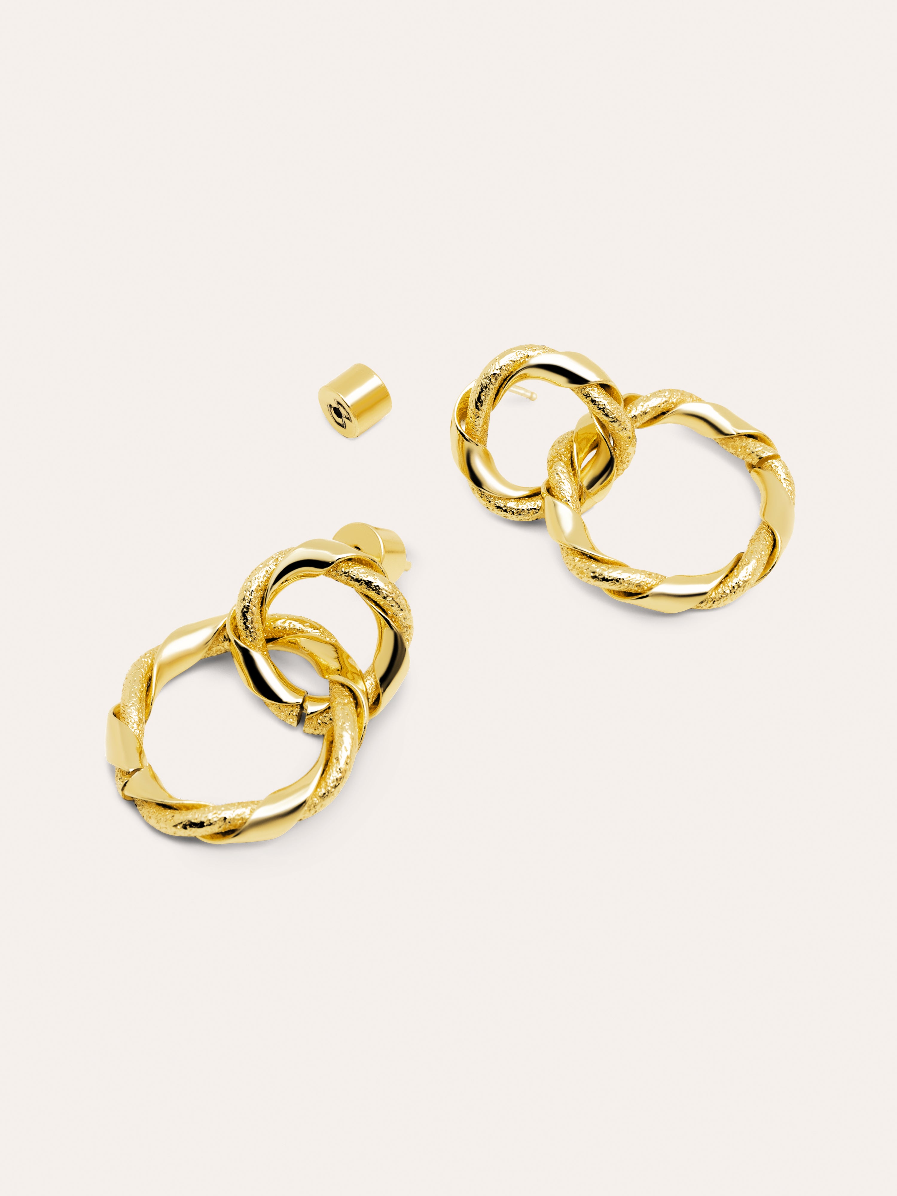 Sister Twine Gold Earrings