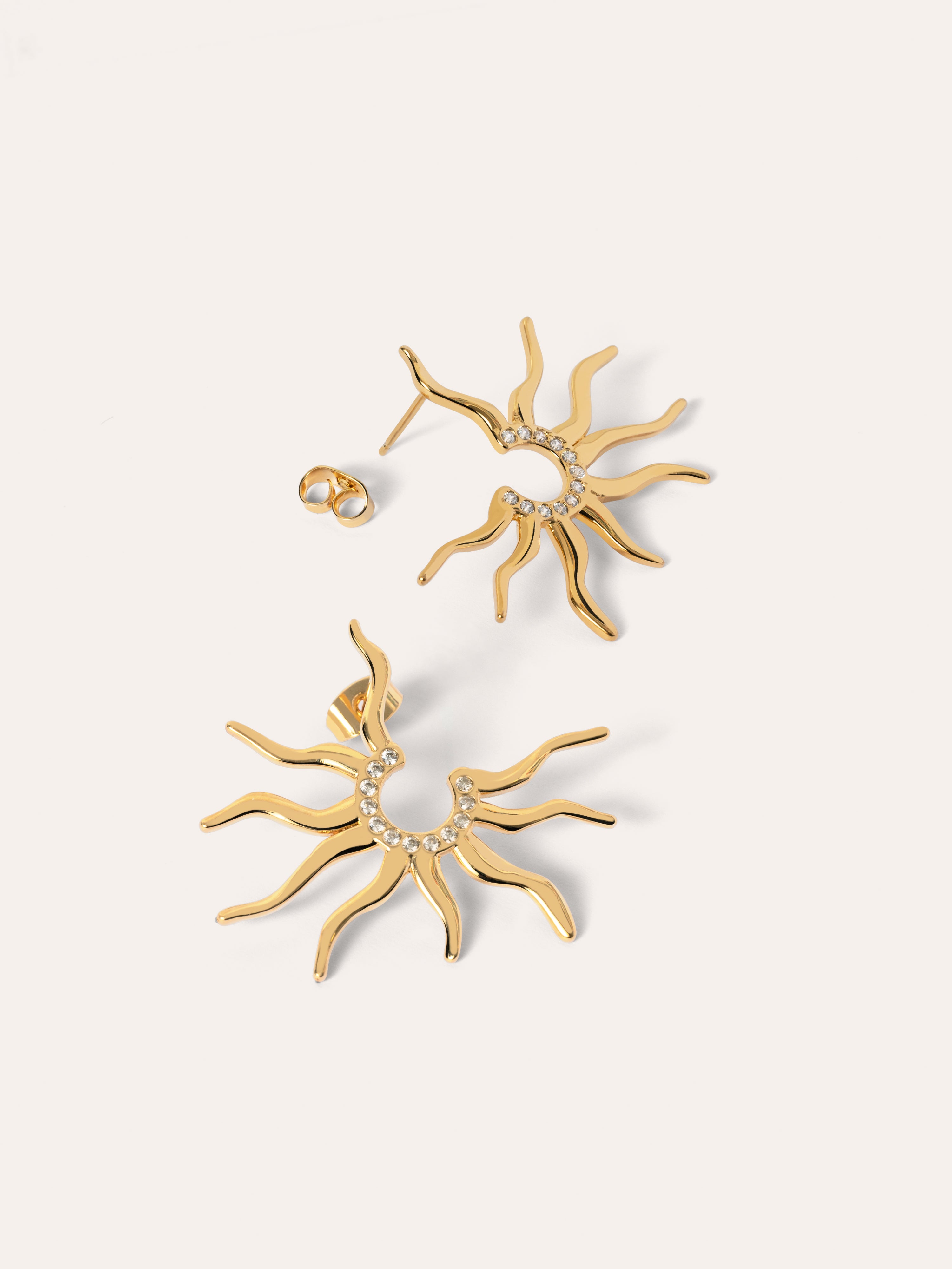 Sole Mio Gold Earrings