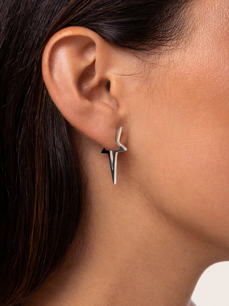 Pendientes Star Punk Acero