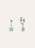 Creolen Star Sky Enamel Staal