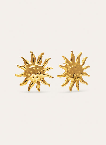 Pendientes Sunna Acero Baño Oro