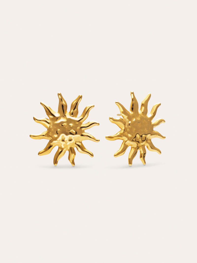 Boucles d'oreilles Sunna Acier Plaqué Or