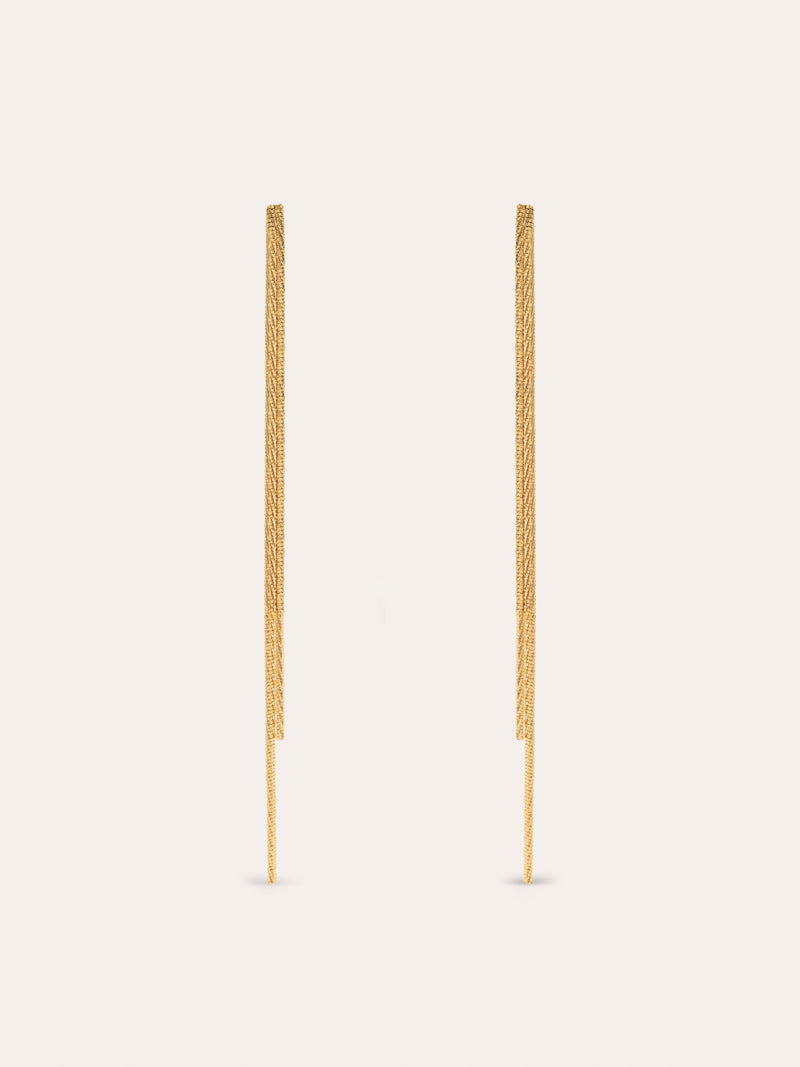 Aretes Swing Baño Oro