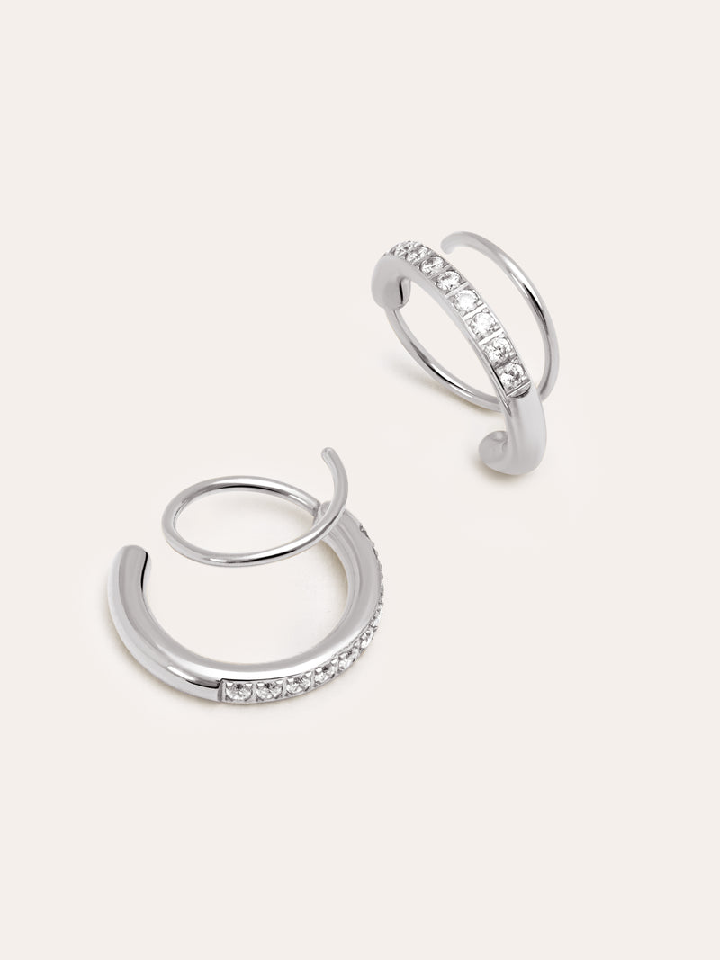 Swirl Stainless Steel  Earrings 