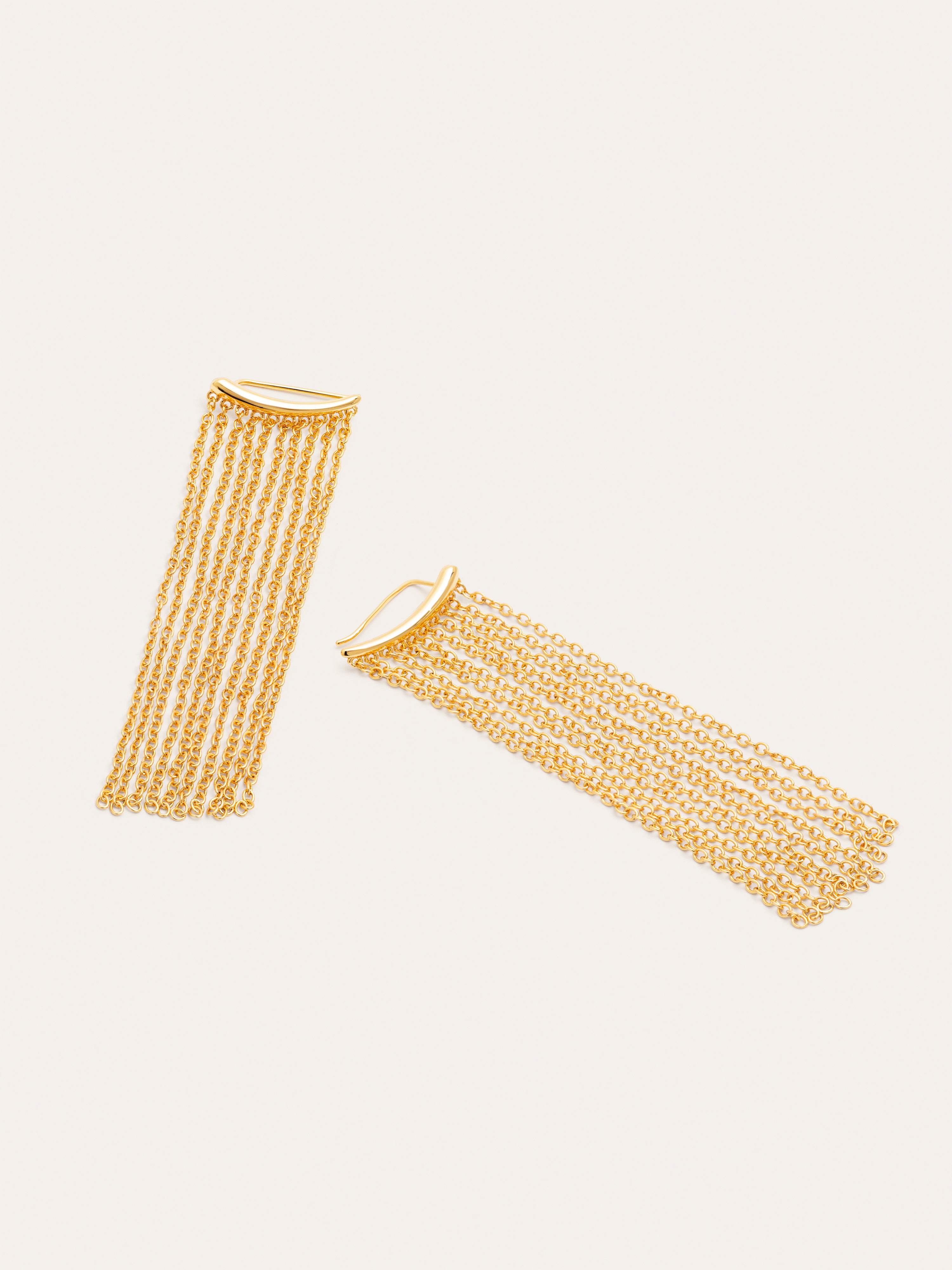 Pendientes Tamara Cascada Baño Oro