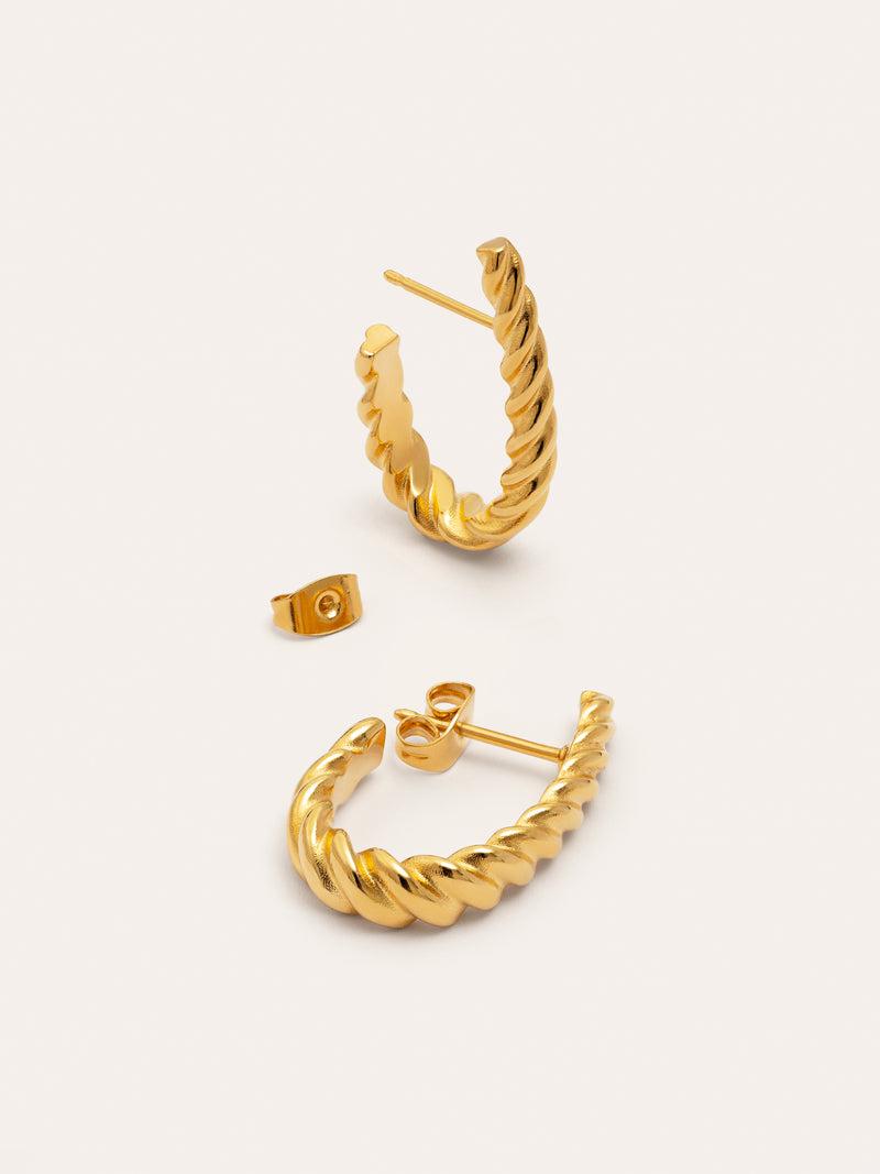 Pendientes Tressia Baño Oro