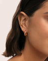 Twist Spark Gold Earrings 