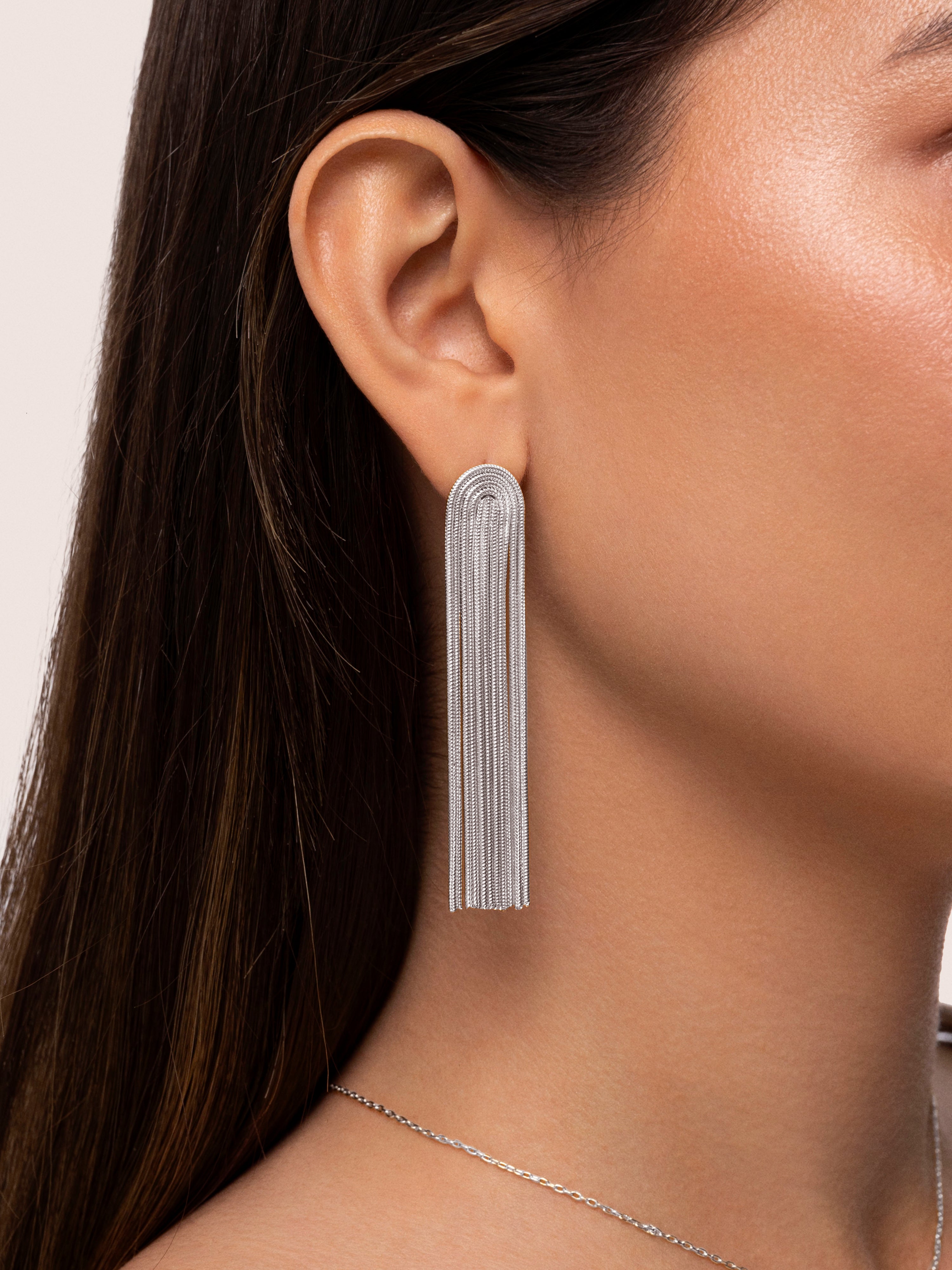 Waterfall  Stainless Steel Earrings