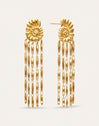 Zafira Shells Ohrringe aus Stahl mit 18kt Goldbeschichtung